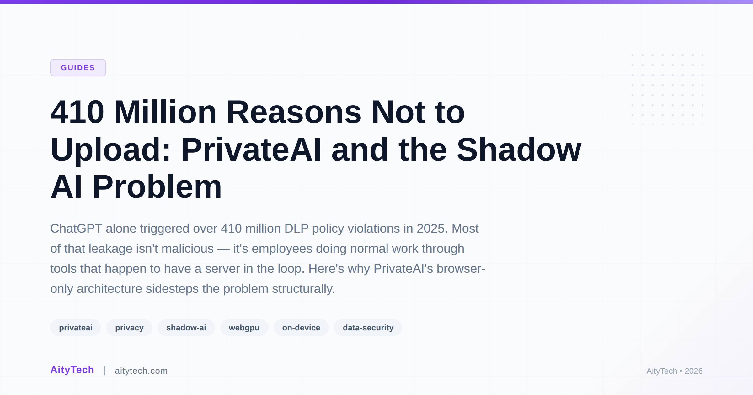 410 Million Reasons Not to Upload: PrivateAI and the Shadow AI Problem